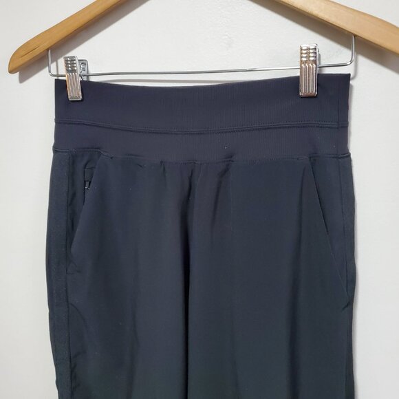 ATHLETA Nolita Slim Tapered Leg Crop Pants Travel Stretch Black Women's 4 x 25" - Picture 5 of 16